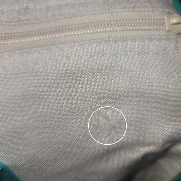 HAWAII WORLD - Vintage UNITED AIRLINES White Teal Strap Carry-On Duffle Bag - Picture 12 of 12